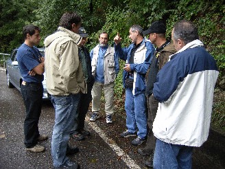 Piero Briefing an der Bossi